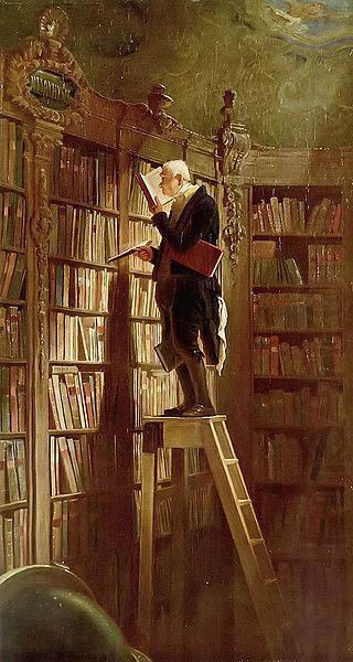 Carl Spitzweg The Bookworm, china oil painting image